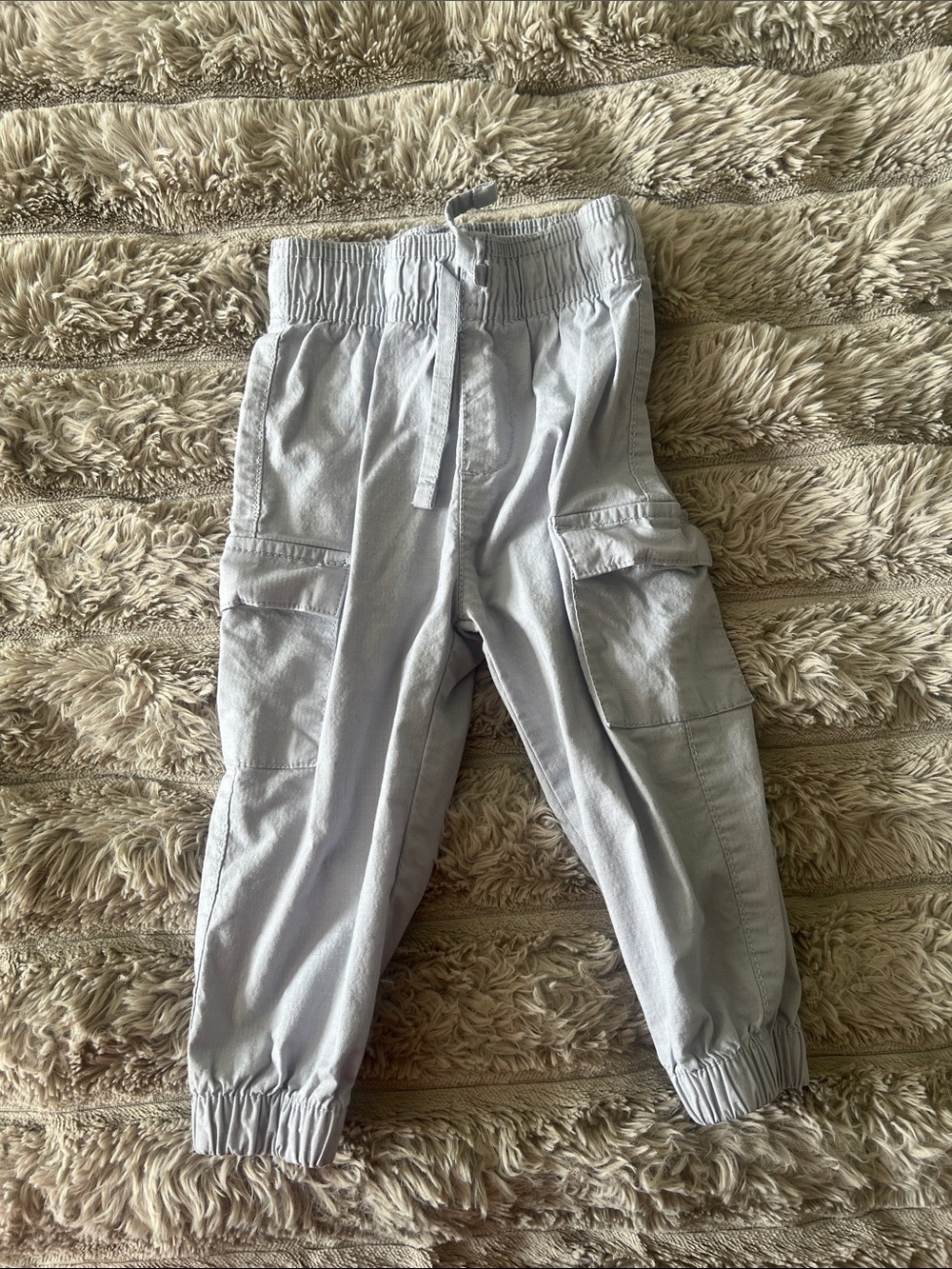 Okie Dokie Light Gray Cargo Joggers - Picture 4 of 5